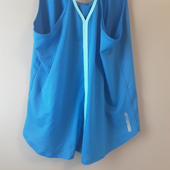 🌞 Under Armour Royal Blue Racer Back Tank | M - Picture 9 of 12